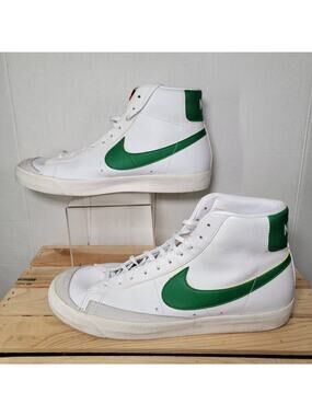 Nike Blazer Mid '77 Vintage White Pine Green Sneaker - Size 13